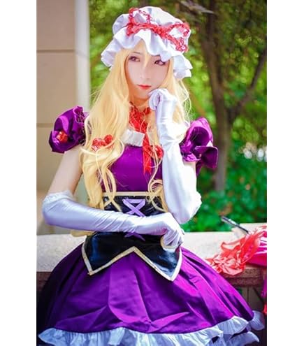 Amazon.co.jp: [DJXXCOS] 東方 八雲紫 東方妖々夢 コスプレ衣装